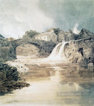 Thomas Girtin Painting - Hawe watercolour painter scenery Thomas Girtin
